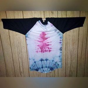 Double sided TieDye Youth L Handmade
